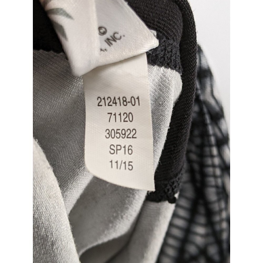 Athleta Capri Leggings Sz Small Geometric Print Chaturanga Yoga Black Gray - Picture 5 of 8